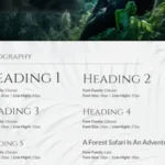 Wild Safari Typography Design